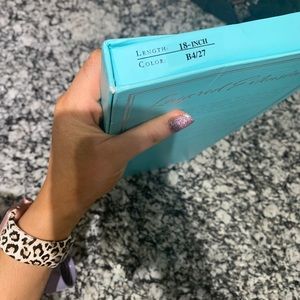 Halo couture balayage extensions.